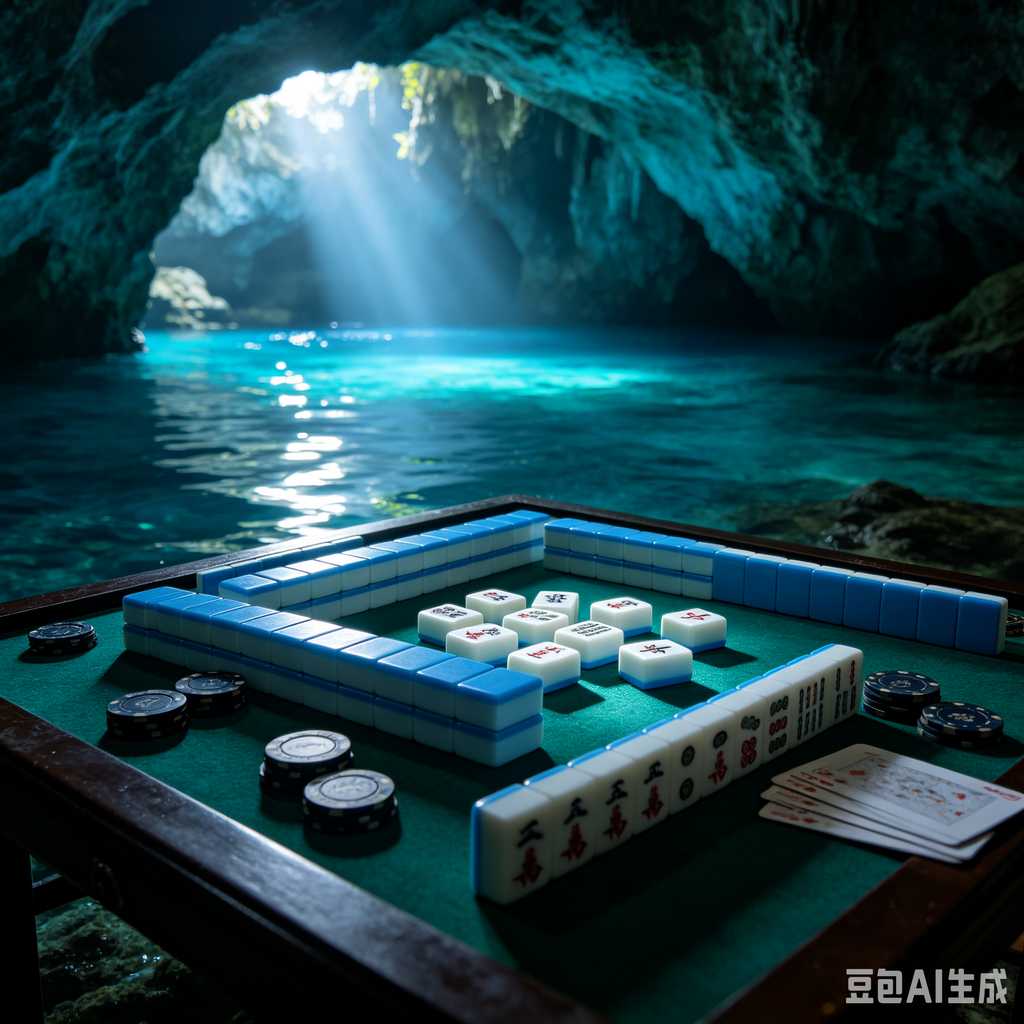 printed logo mahjong set