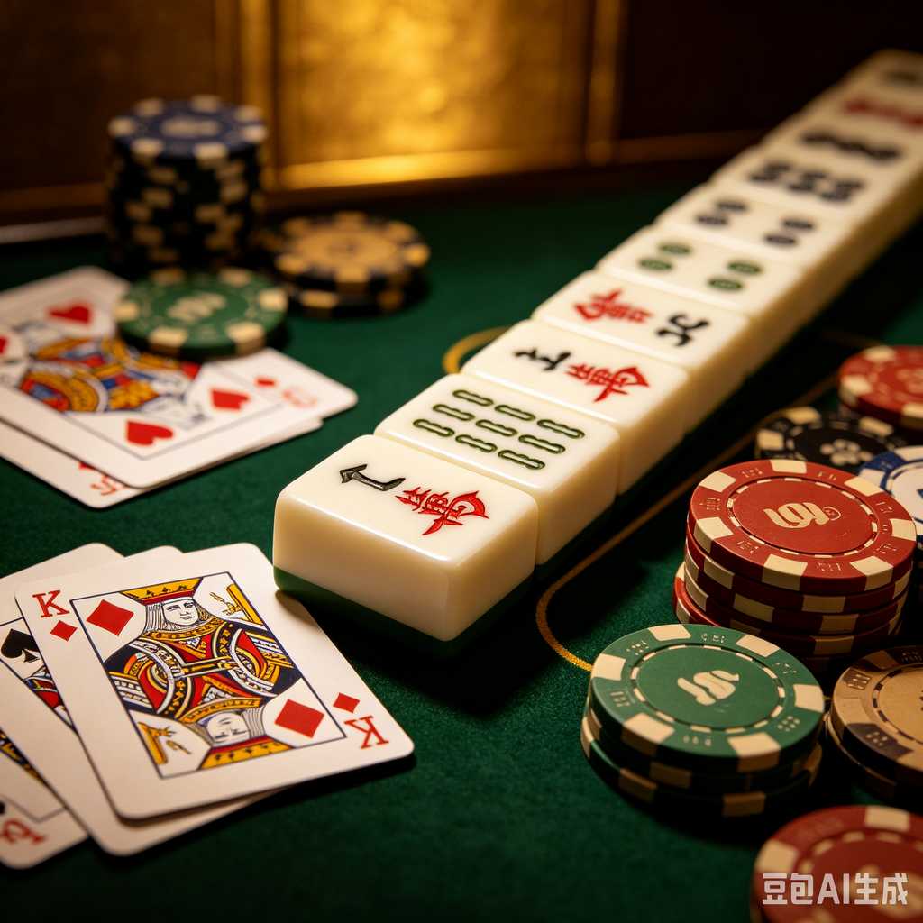 artistic mahjong tiles set