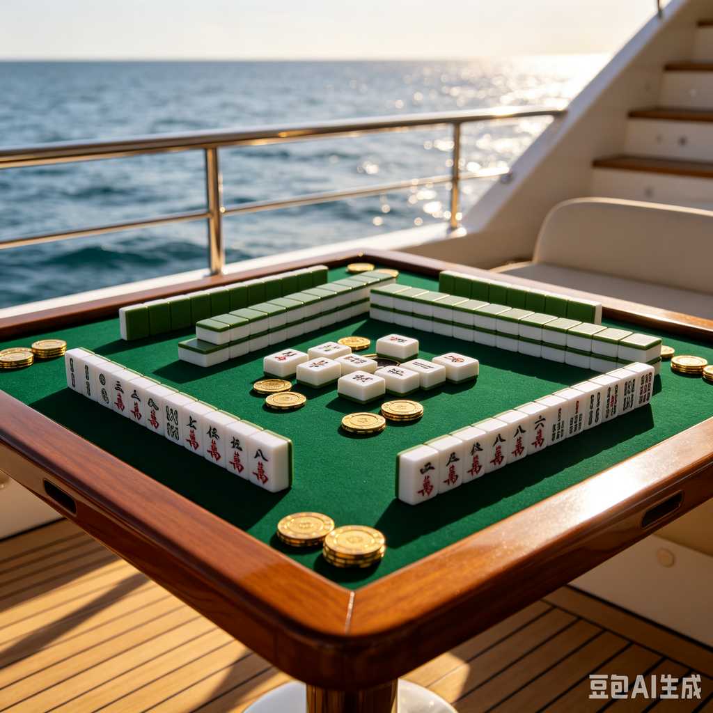 trendy color mahjong set